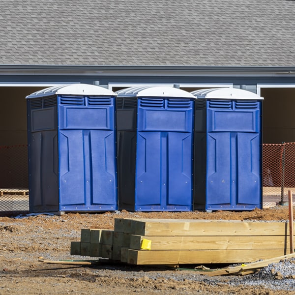 what is the maximum capacity for a single porta potty in Twelve Mile